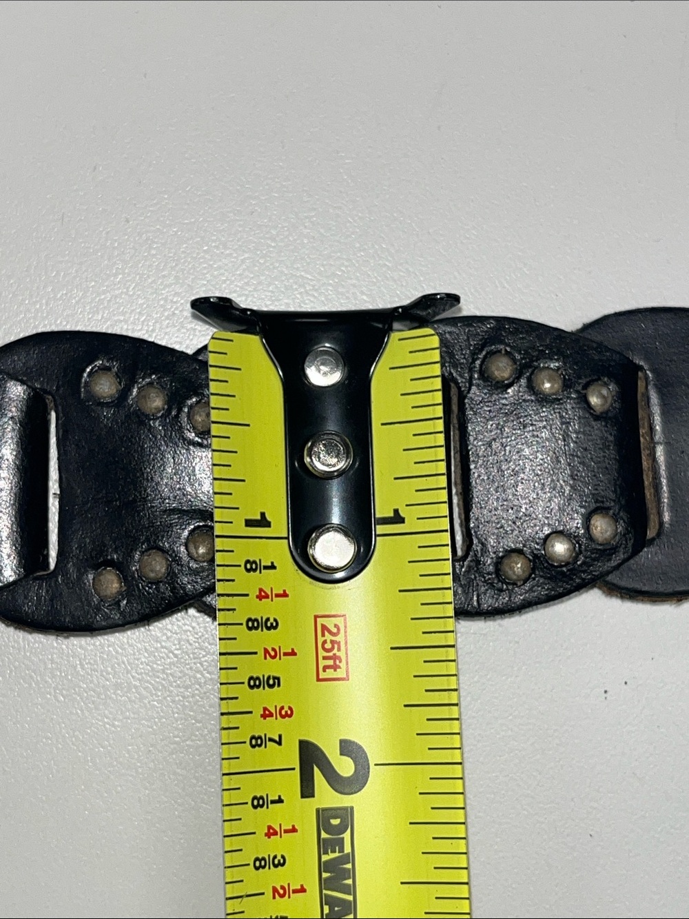 Source Unknown Black interlocking Braid Leather Belt w/Silver Buckle ML - Picture 12 of 15
